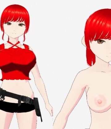 パイアールフロンティア❤赤髪の美女戦士（セリフなし 3DCGモデル イラスト集）｜評価