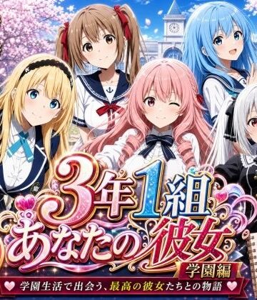 3年1組あなたの彼女♪❤【美麗4K】3年1組あなたの彼女 〜学園生活で出会う最高の彼女たちとの物語〜【学園編/新ED付き】｜評価3.50