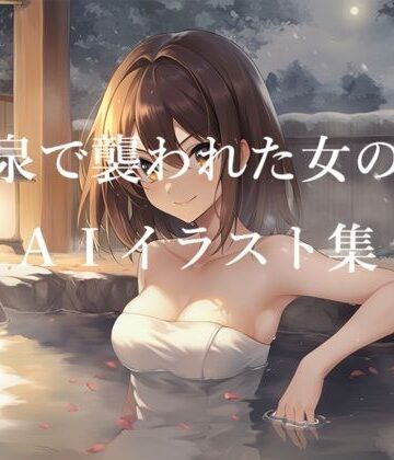 Love and peace❤温泉で襲われた女の子AIイラスト集｜評価