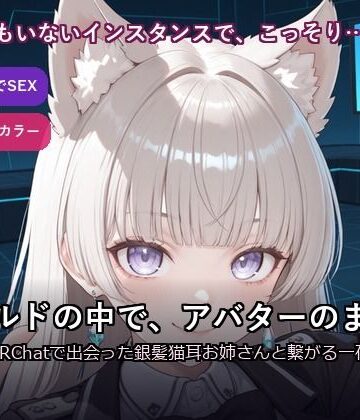 だーくねす❤【VRChat内でSEX】ワールドの中で、アバターのまま。〜VRChatで出会った銀髪猫耳お姉さんと繋がる一夜〜｜評価