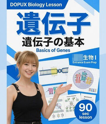 Libido-Labo❤【▲20】一ノ瀬廻里 大学に進学し強豪予備校『DOPUX（ドピュックス』で生物I，IIを教える名物講師に！（Vol.008:遺伝子）｜評価