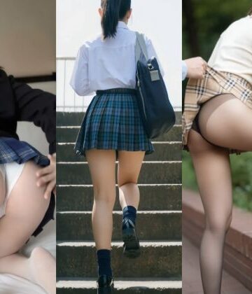 後ろ姿が好きすぎて❤日常のエロい太ももとパンチラ＜JK・ミニスカ美女編＞｜評価