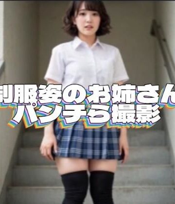 ライスカレー❤制服姿のお姉さんのパンチら撮影させてもらいましたw｜評価