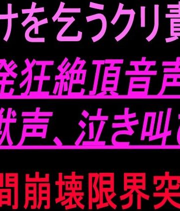 絶頂ひとりオナ子❤助けを乞うクリ責め発狂絶頂音声！！獣声、泣き叫び、人間崩壊限界突破！！｜評価