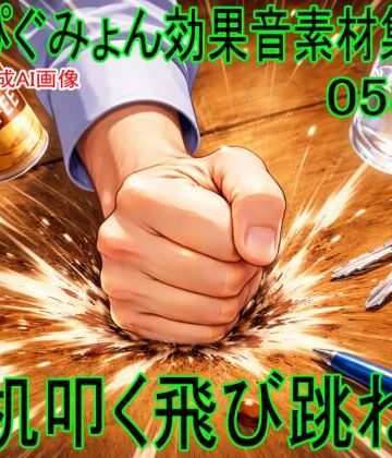 ぴぐみょんスタジオ❤ぴぐみょん効果音素材集058机叩く飛び跳ね｜評価