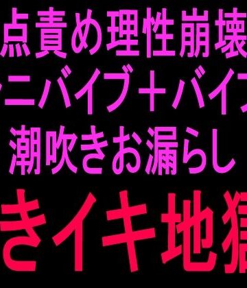 絶頂ひとりオナ子❤2点責め理性崩壊！！！クンニバイブ＋バイブで潮吹きお漏らし泣きイキ地獄！！｜評価