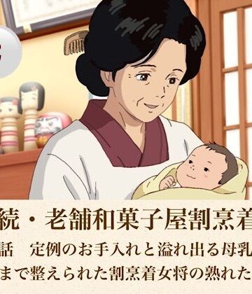 青いらいおん❤続・続老舗和菓子屋割烹着女将 第二話 定例のお手入れと溢れ出る母乳〜ひだの際まで整えられた割烹着女将の熟れた肉体〜｜評価