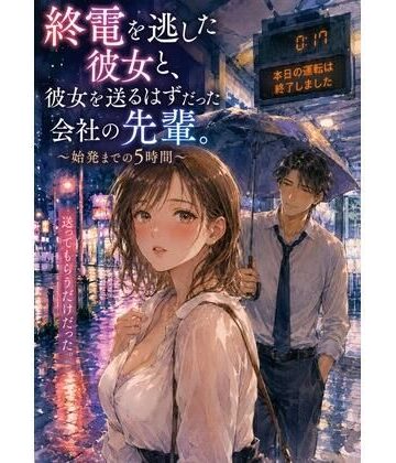 深夜の読書室❤終電を逃した彼女と、彼女を送るはずだった会社の先輩。 〜始発までの5時間〜｜評価