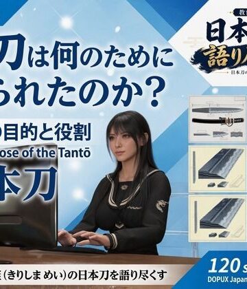 Ozone_Layer❤パンチラガチャ★霧島 愛唯（きりしま めい）『日本刀を語り尽くす』第1章-まず「日本刀とは何か」を知る（005-短刀は何のために作られたのか？）｜評価
