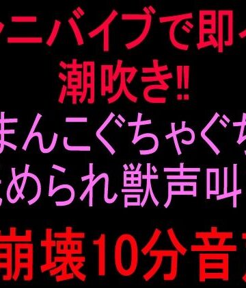 絶頂ひとりオナ子❤クンニバイブで即イキ潮吹き！！おまんこぐちゃぐちゃ舐められ獣声叫び頭崩壊10分音声！！｜評価