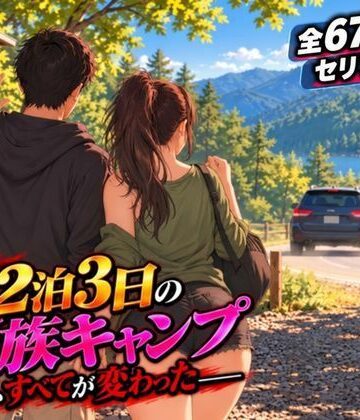 夜想アトリエ❤【後編】2泊3日の家族キャンプ旅行 あの夜、すべてが変わった【AIコミック・全67ページ・セリフ有り】｜評価