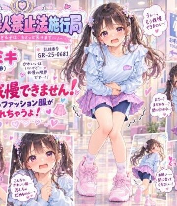 特別美人禁止法施行局❤【特別美人禁止法施行局】おしっこ我慢できません！キラコレのファッション服が汚せれちゃう！【新井ミキ（つるぺた年齢）】｜評価