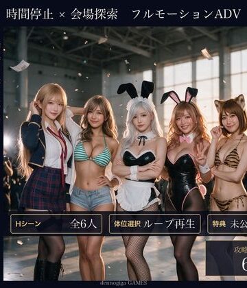 黒海ジュリア❤【スマホ対応】時が止まったコスプレ会場で｜評価5.00