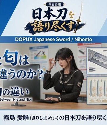 Ozone_Layer❤パンチラガチャ★霧島 愛唯（きりしま めい）『日本刀を語り尽くす』第1章-まず「日本刀とは何か」を知る（029-沸と匂は何が違うのか？）｜評価